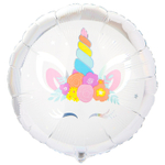 Шар Фольгированный Единорог спящий переливы (Ассорти)