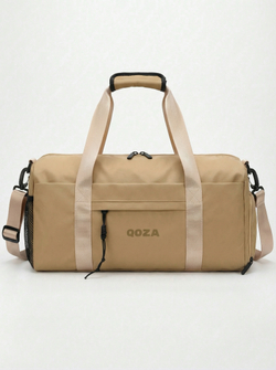 Сумка спортивная QOZA Limited Edition, бежевая, 21 л