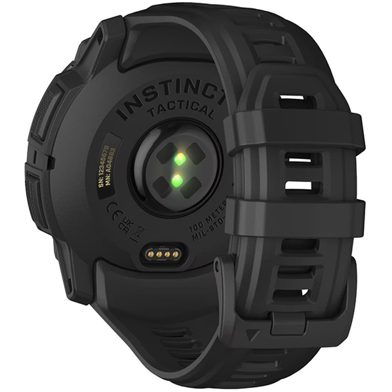 Garmin Instinct 3 50 мм Solar Tactical Edition Black with Black Band (010-02935-50)
