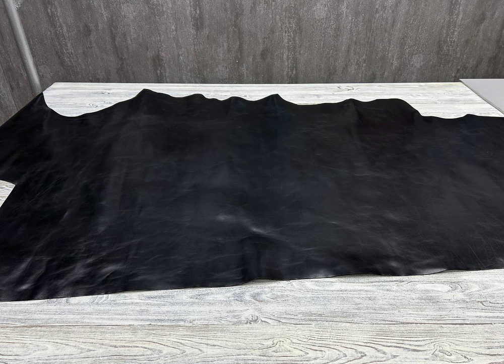 Juppiter Nero (1,4-1,6 мм), цв. Черный, натуральная кожа