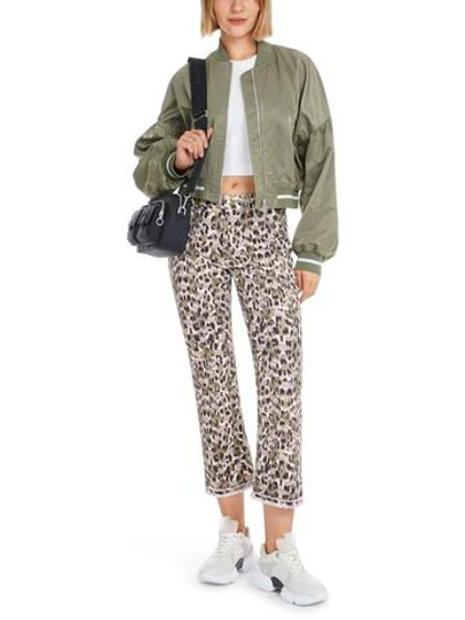 Marc Cain Джинсы укороченные с анималистичным принтом