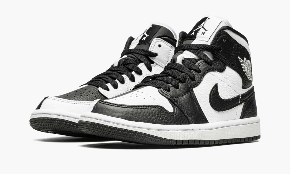 Air Jordan 1 Mid Split WMNS "Black White"