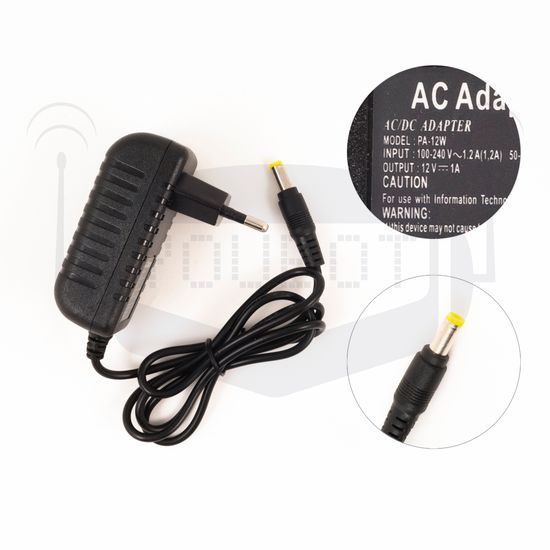 Блок питания разъем 5.5*2.1 мм 12В 1А