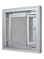 Люк ревизионный D Ceramo Comfort 600х600 скрыт.монтаж усил.петля алюминий EVECS