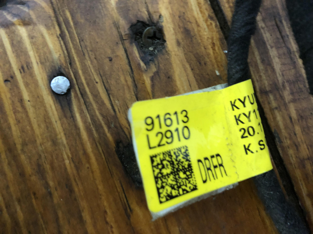 Проводка двери передней правой Kia K5 20-22 Б/У Оригинал 91613L2910