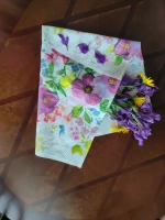Полотенце кухонное "Анютины глазки"