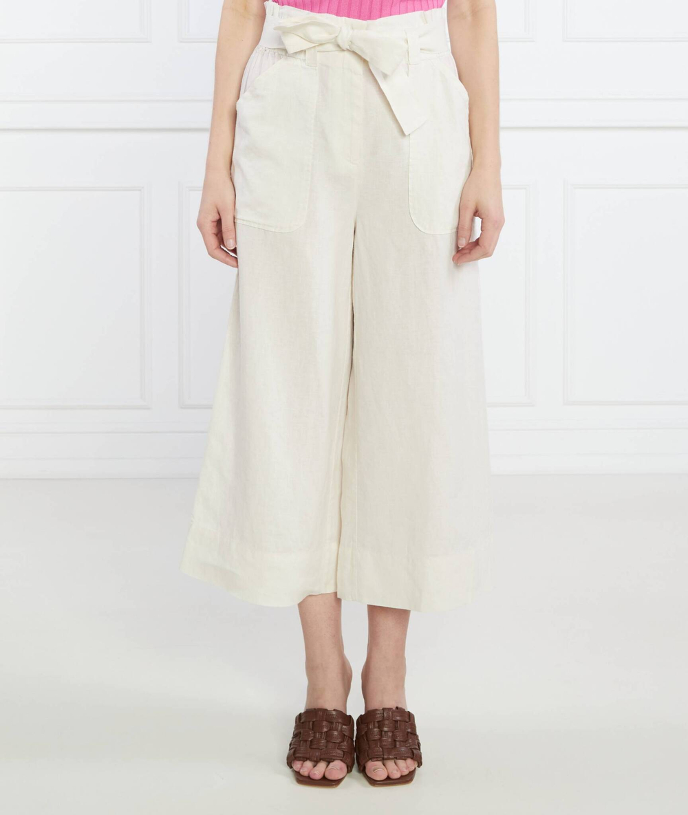 Льняное брюки FINESTRA MAX&amp;Co. - бежевый(713117)