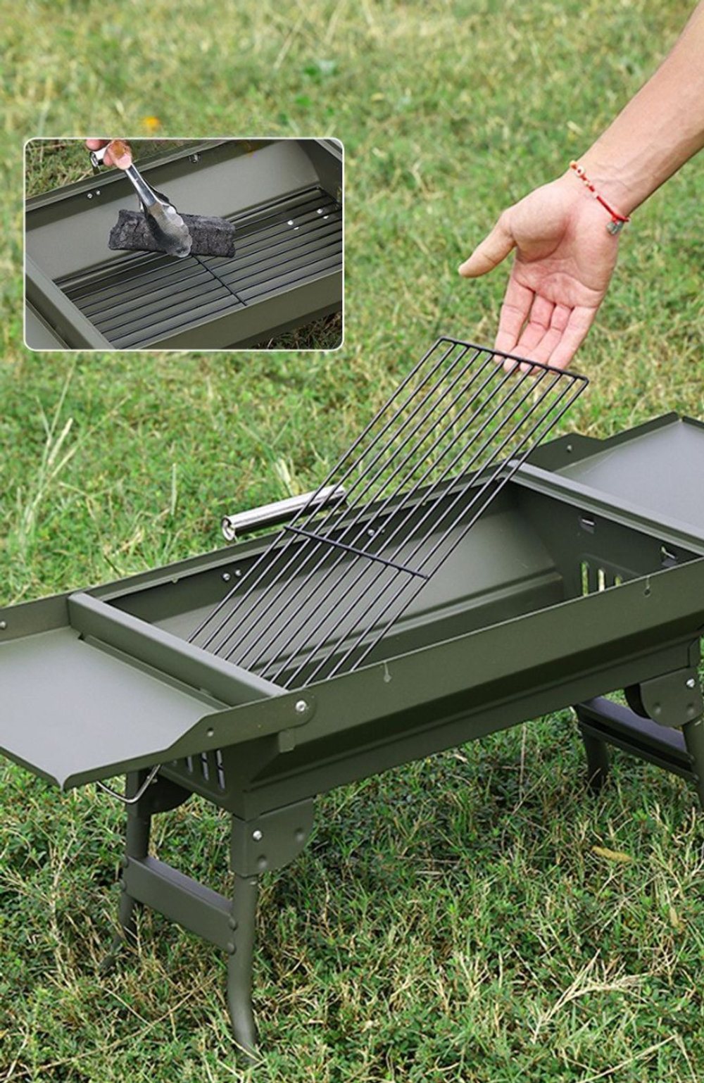 Портативный складной гриль-мангал для барбекю 1068B