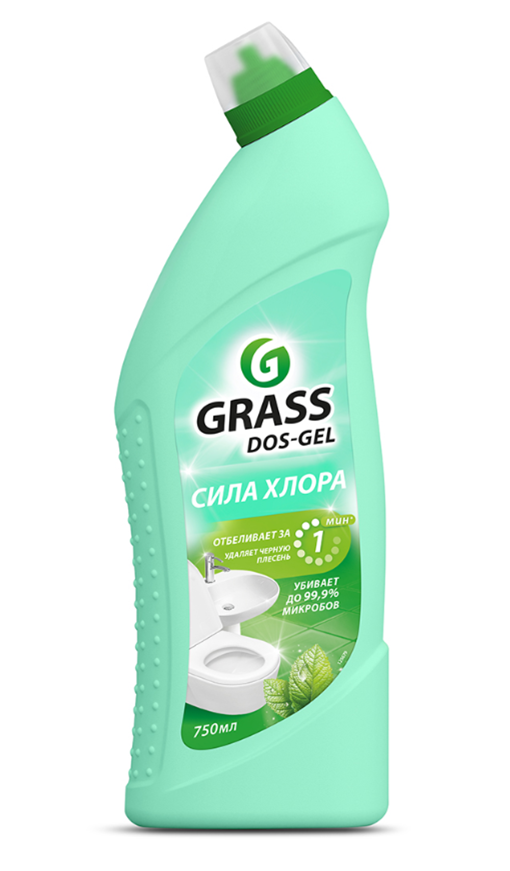 Чистящее средство для сантехники Grass Dos-Gel Мятная сила