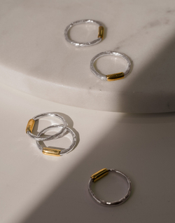 кольцо битое с латунным пояском