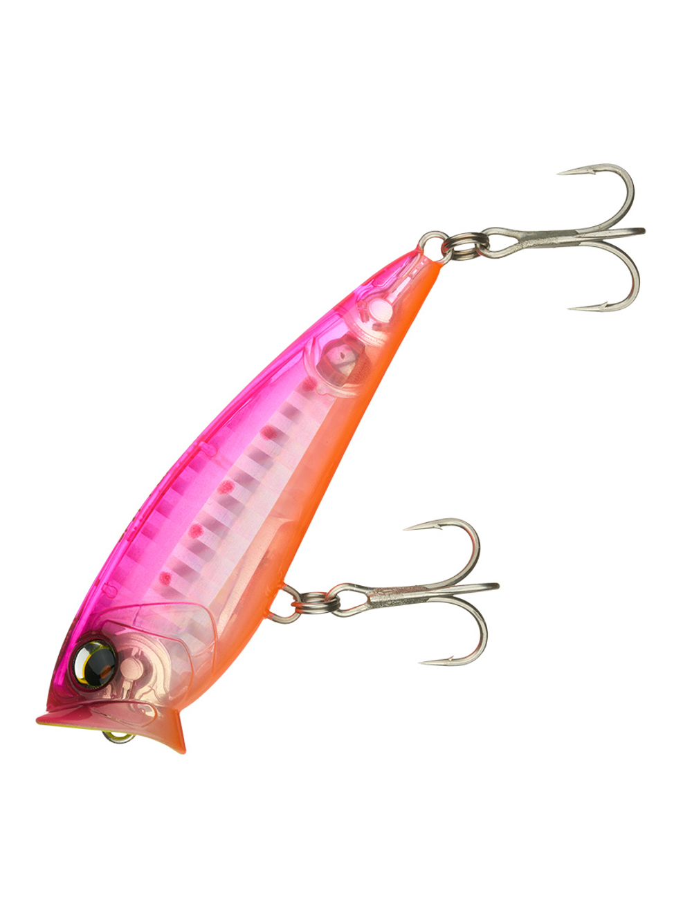 Воблер для рыбалки Duel L-Blue Spit Pop 70F F1224-HGR, 70 мм, 8,5 г, медленно всплывающий, поппер