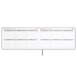 Еженедельник 2026 г. датированный 150*87 мм ЭСКАЛАДА Серый (70400)