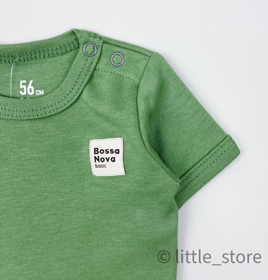 Боди хлопковое "Basic" Хаки