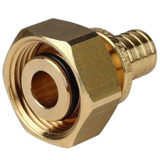 Муфта Hoobs 16(2.2) x 3/4" с НГ накидной гайкой ЕК «евроконус» (HB-PEXTY-162234)