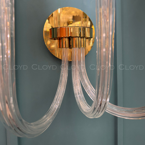 Бра Cloyd AEDA W3 / шир. 28 см - золото (арт.20478)