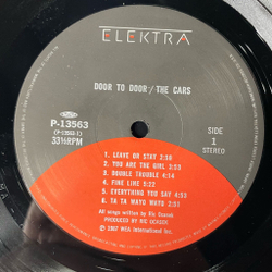 Винтажная виниловая пластинка LP The Cars Door To Door (Japan 1987) (Obi) Everything You Say