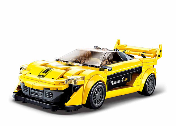 Modelbricks English supercar yellow