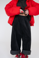 Брюки вельвет о-силуэта