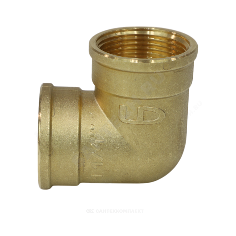 Угольник латунь Ду 40 (1 1/2") ВР LD LD.65.512.40