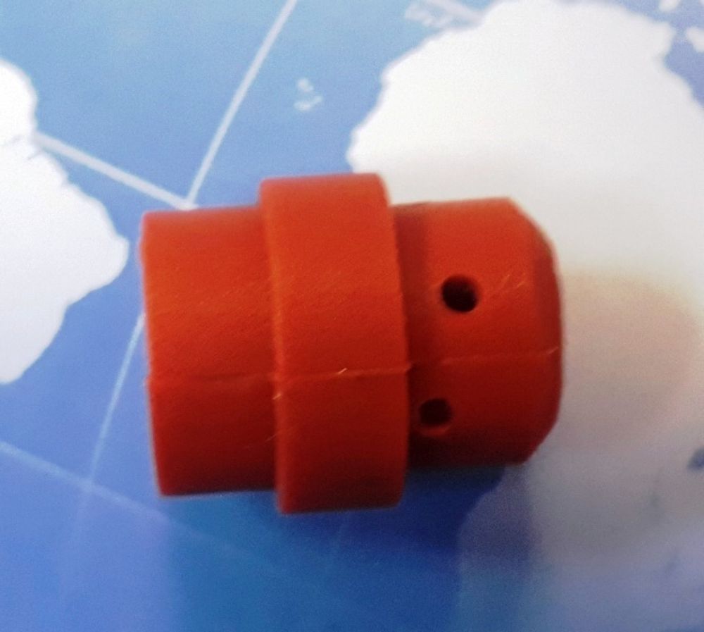 МЕ0086 ME0086 Газовый диффузор (газораспределитель) силиконовый, красный, для сварочных горелок MIG/MAG