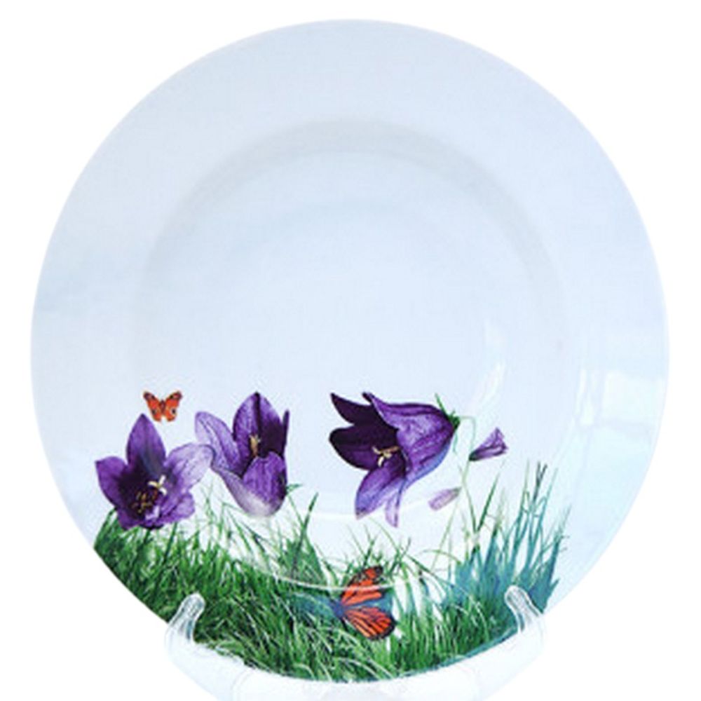 Тарелка глубокая 20см "СТЕПНОЙ КОЛОКОЛЬЧИК (Идиллия)" 250мл, Беларусь.