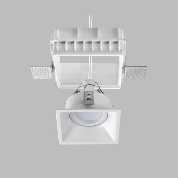 Комплект из светильника и рамки Lightstar Domino Quad (214510+214506) G214506