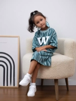 Платье туника оверсайз для девочки