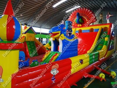 Коммерческий батут "Жар-птица", 18*12*7 м