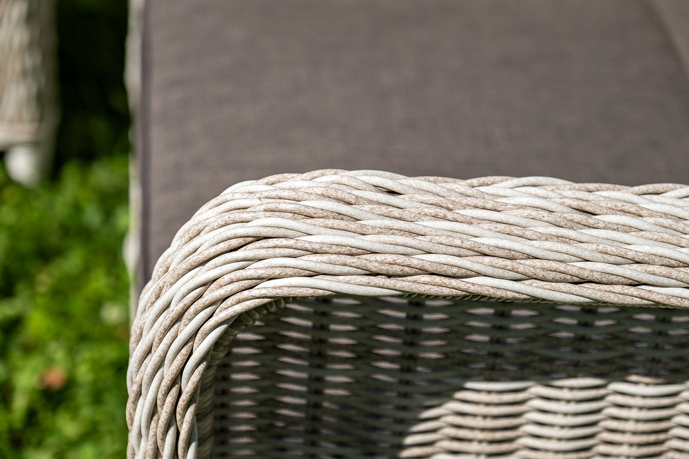 "Гляссе" лаунж-зона из искусственного ротанга, цвет бежевый