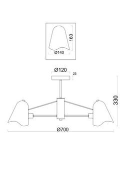 Люстра Freya FR5037PL-05S
