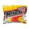 Твистер Helios Credo Double Tail 3,54"/9 см Acid lemon & Red 5шт. (HS-28-029)