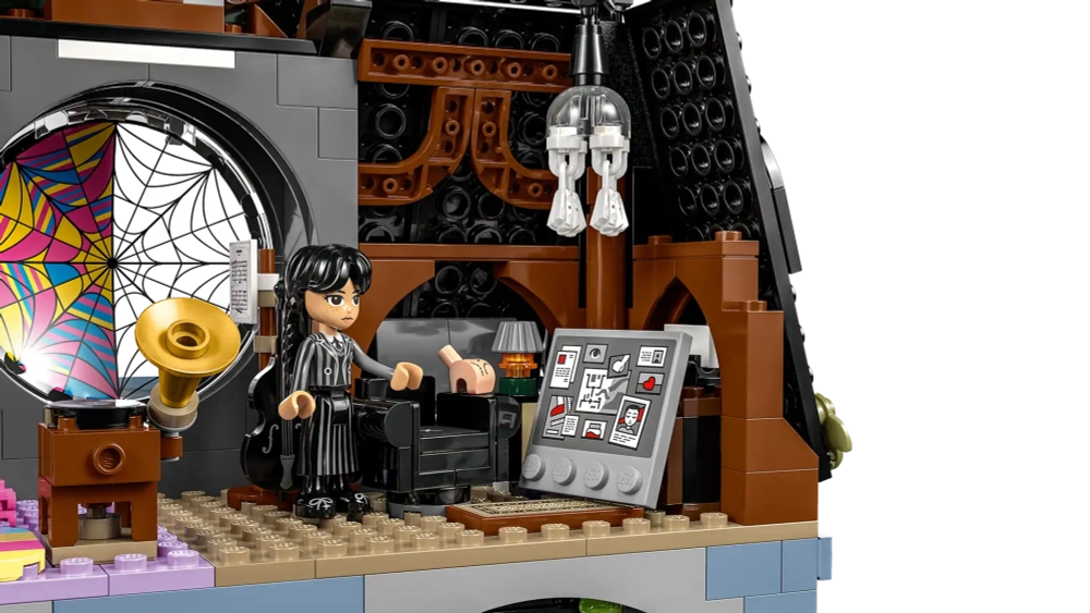 Конструктор LEGO Wednesday 76781 Комната Уэнздей и Энид