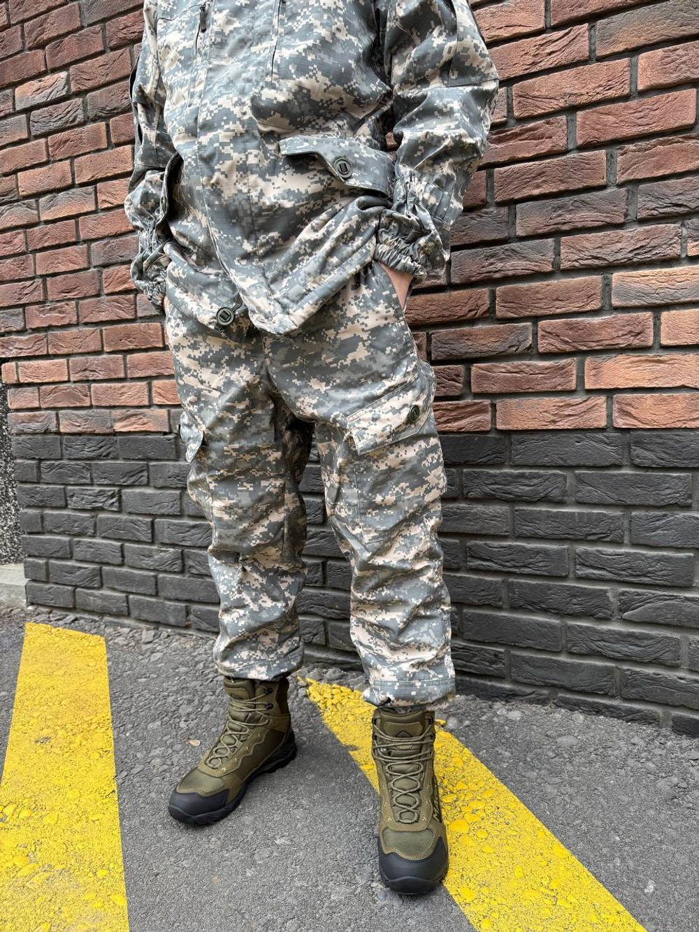 Костюм Горка 6 флис осень-зима серая цифра