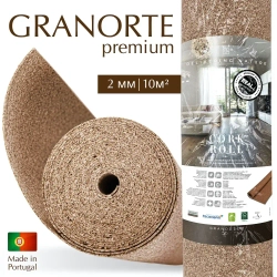 Пробковая подложка GRANORTE Premium 2 мм 10 м2