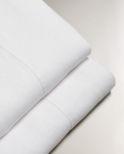 Zara Home - Простыня верхнюю одежду из льна (плотностью 235 г/м2), белый, 210x280 см