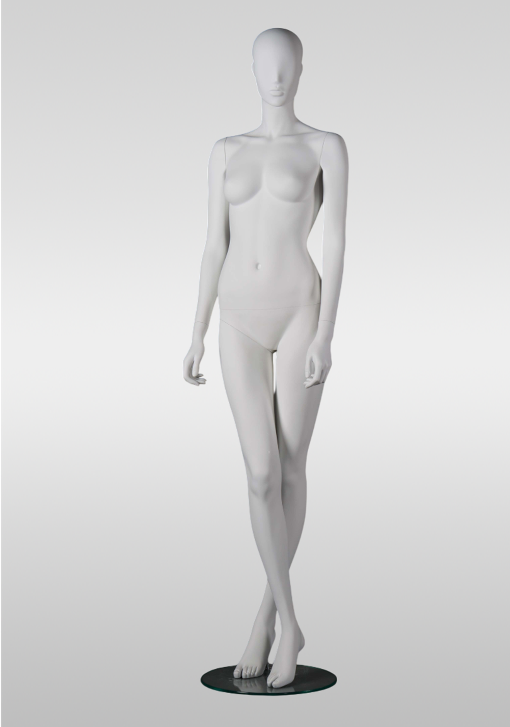 Женский абстрактный манекен Flora-4/Белый матовый