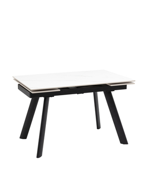 Стол Нэд 120-180/80/76 см столешница керамика Snow Mountain Stone/ раскладной