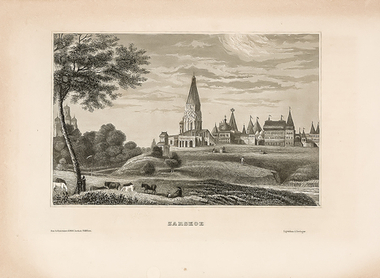 Царское. Гравюра на стали. Хильдбургхаузен, Германия. 1840-е гг.