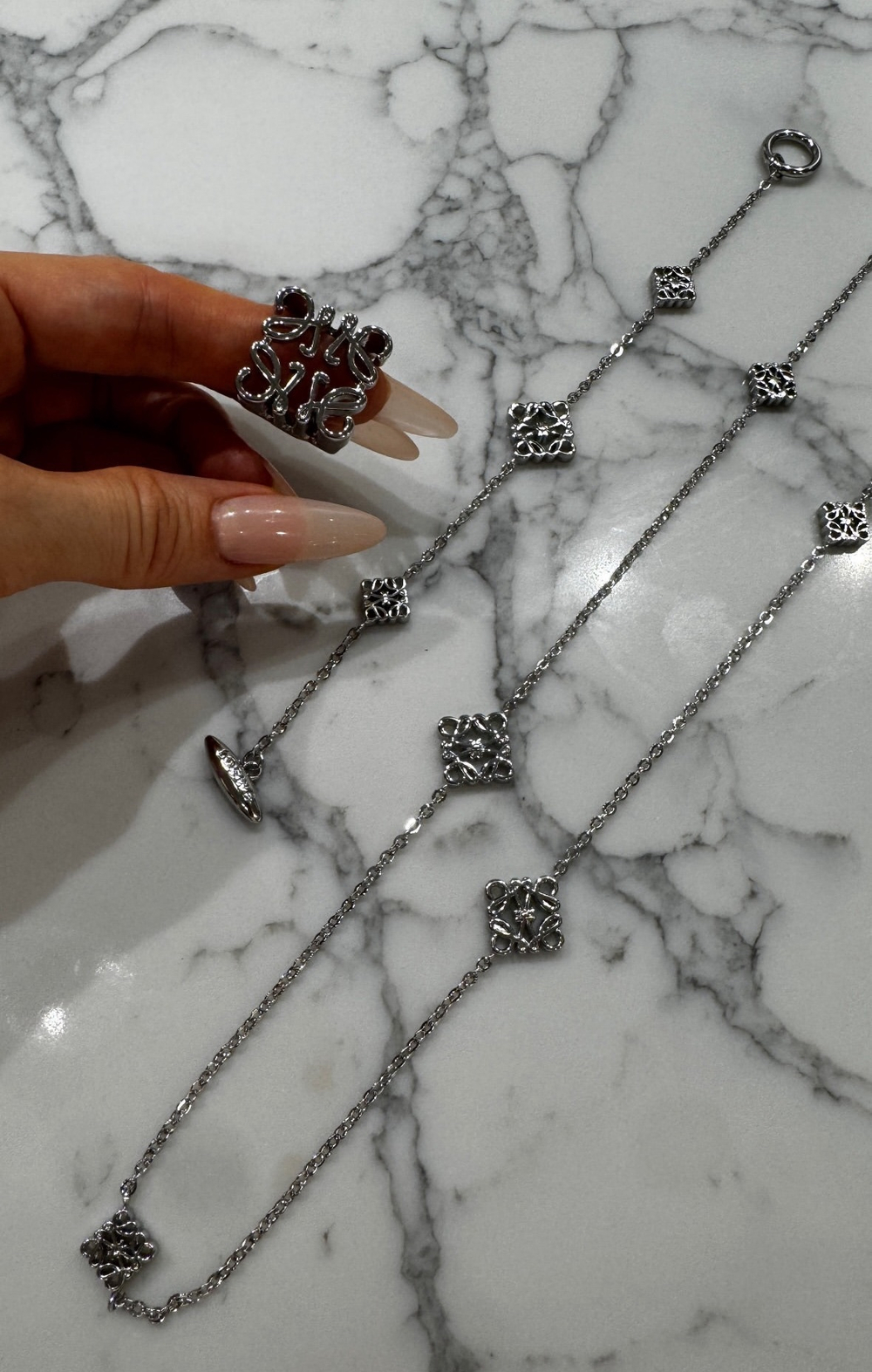 Браслет снежинка silver