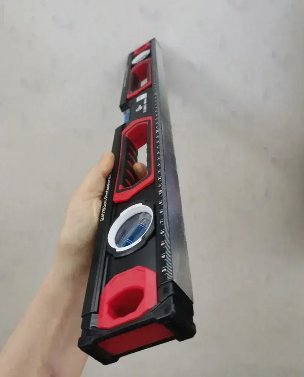 Уровень магнитный 200см, 3 глазка, двухручный, фрезерованный