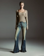 Топ вторая кожа М, Серо-Бежевый