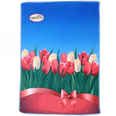 Полотенце 40*60см «Тюльпаны»