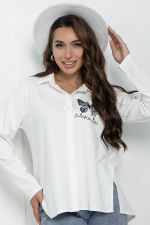 Блуза Бабочка (белая) Б10985 LT Collection