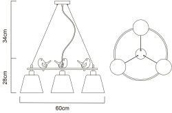 Подвесная люстра Arte Lamp