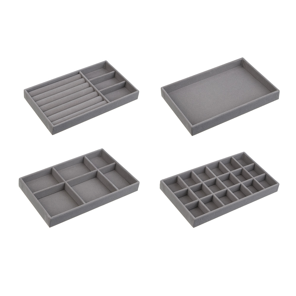 Органайзер для украшений, 21,3x12,4 см, ПВХ, 4 дизайна, арт.1