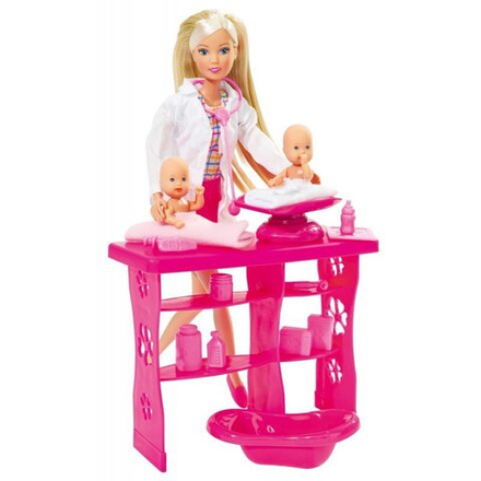 Steffi LOVE - Кукла Steffi педиатр с младенцами + аксессуары 5732608