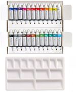 Акварель художественная Faber-Castell "Watercolours", 24цв., 9мл, туба, картон. упаковка