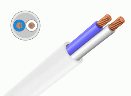 Провод ПВС 2х4 ГОСТ, белый