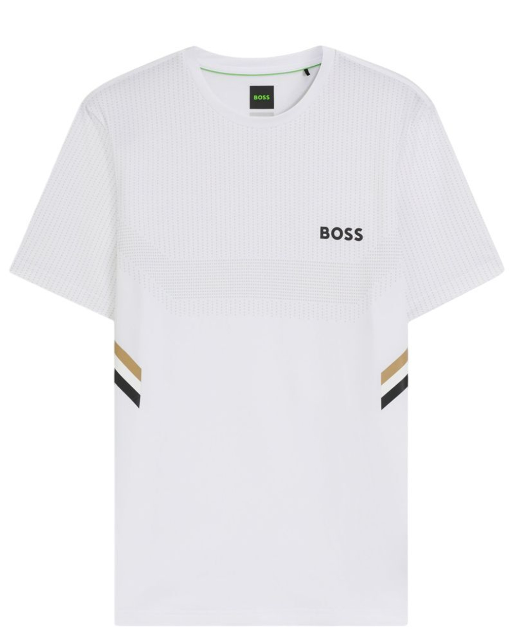 Мужская теннисная футболка BOSS Tech TOC - white