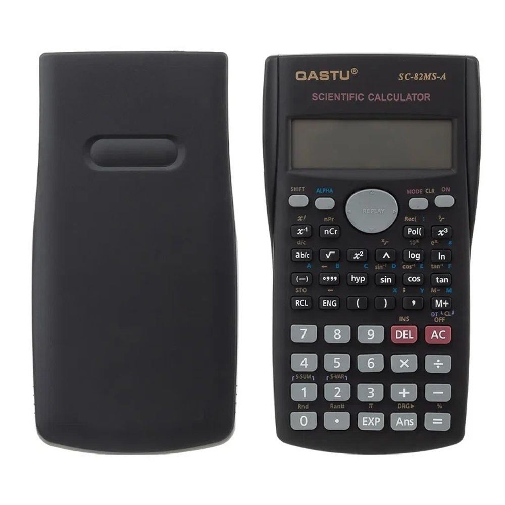 Калькулятор инженерный Ronbon 10 Bit, 2-х строчный, LCD, чёрный